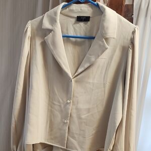 Tahari Cream Blouse